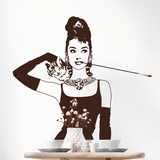 Vinilos Decorativos: Audrey Breakfast 4
