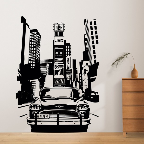 Vinilos Decorativos: Taxi Nueva York