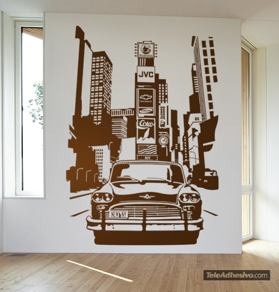 Vinilos Decorativos: Taxi Nueva York