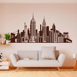 Vinilos Decorativos: Skyline New York  2