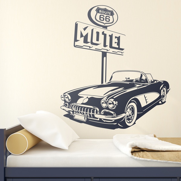 Vinilos Decorativos: Chevrolet Corvette Route 66