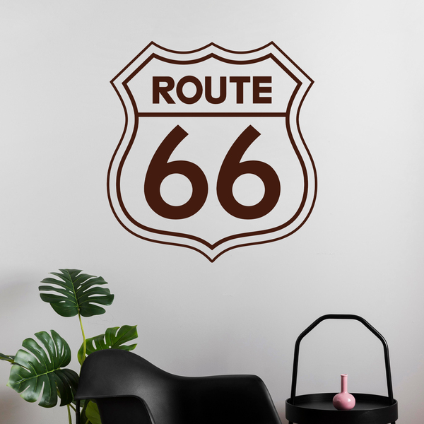 Vinilos Decorativos: Señal Ruta 66