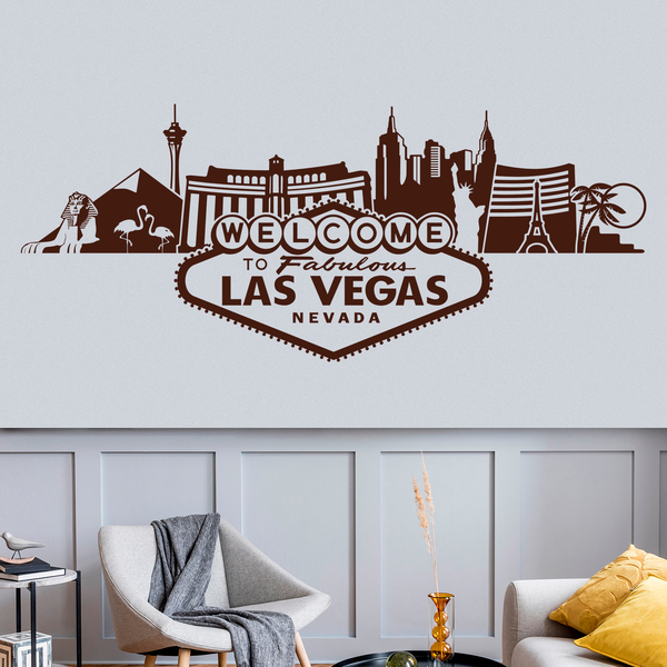 Vinilos Decorativos: Skyline de las Vegas