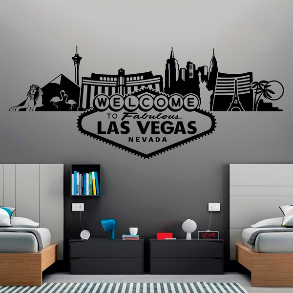 Vinilos Decorativos: Skyline de las Vegas