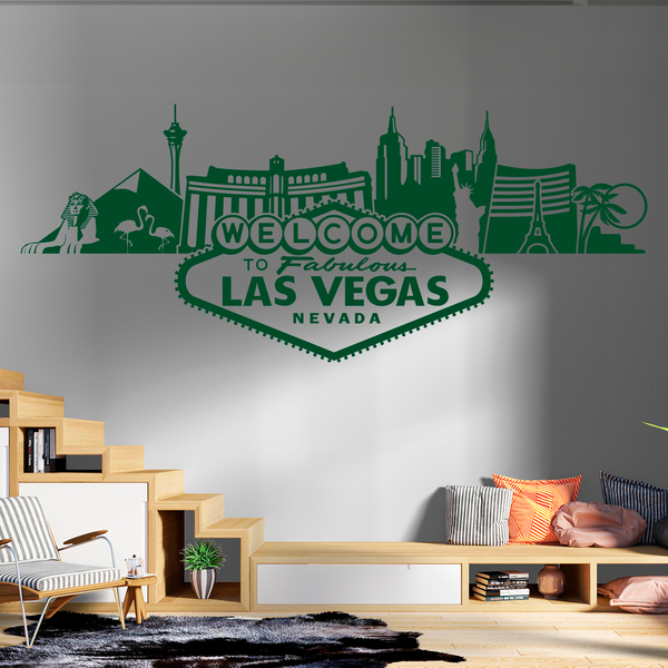 Vinilos Decorativos: Skyline de las Vegas