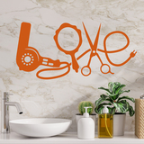 Vinilos Decorativos: Artículos de peluquería Love 3