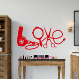 Vinilos Decorativos: Artículos de peluquería Love 4