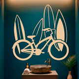 Vinilos Decorativos: Bicicleta y surf 2