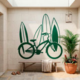 Vinilos Decorativos: Bicicleta y surf 13