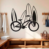 Vinilos Decorativos: Bicicleta y surf 4