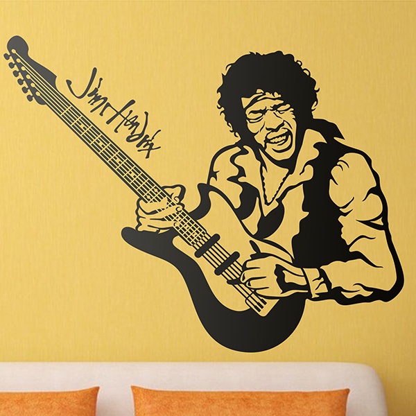 Vinilos Decorativos: Jimi Hendrix en concierto 0