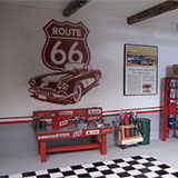 Vinilos Decorativos: Corvette Route 66 4