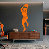 Vinilos Decorativos: Jugador de baloncesto tirando 2