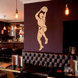 Vinilos Decorativos: Jugador de baloncesto tirando 13