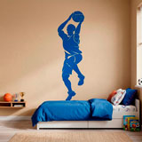 Vinilos Decorativos: Jugador de baloncesto tirando 3