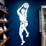 Vinilos Decorativos: Jugador de baloncesto tirando 5