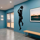 Vinilos Decorativos: Jugador de baloncesto tirando 6