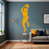 Vinilos Decorativos: Jugador de baloncesto tirando 8