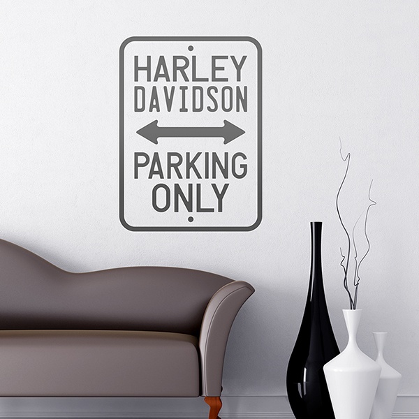 Vinilos Decorativos: Harley Parking Only