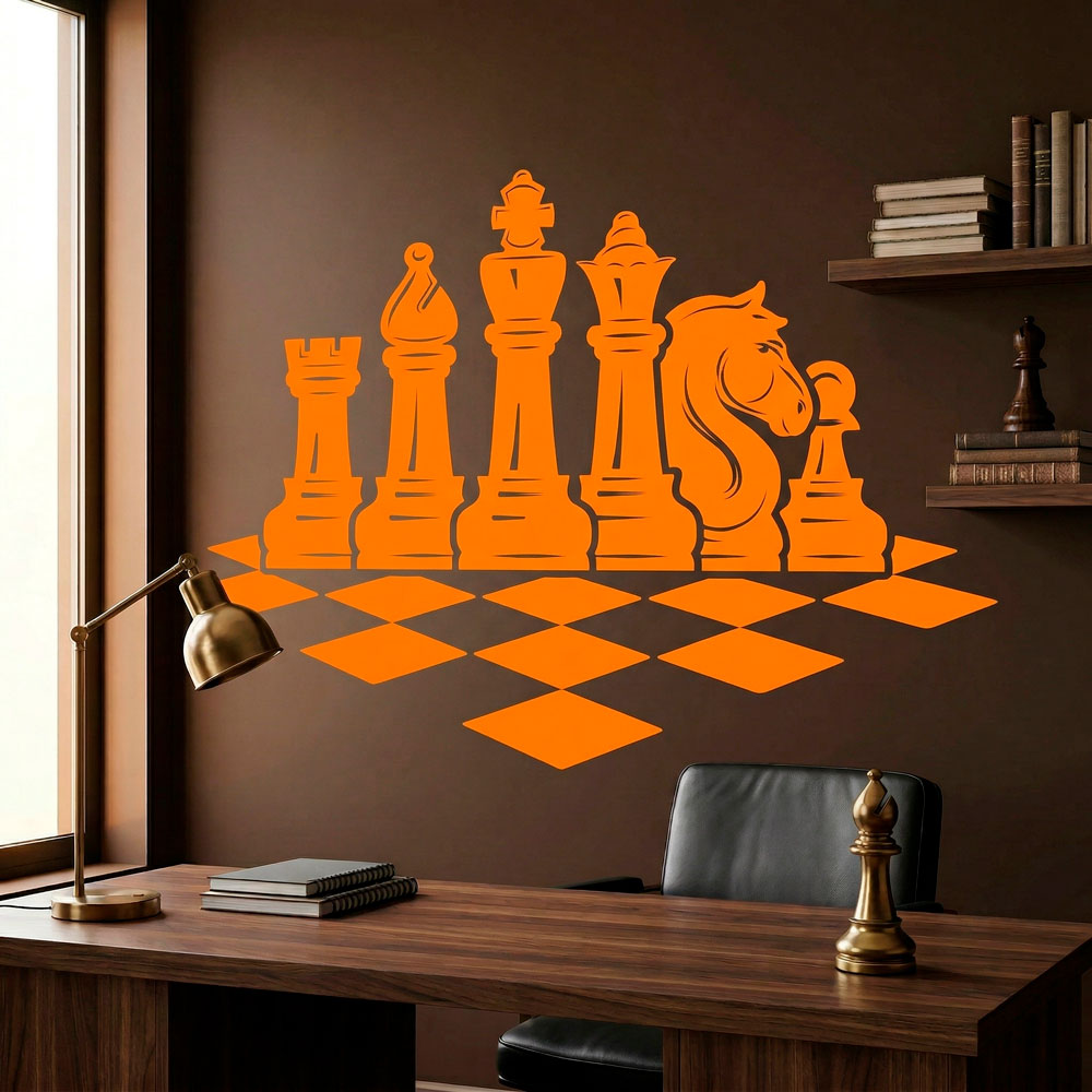 Vinilos Decorativos: Tablero de ajedrez