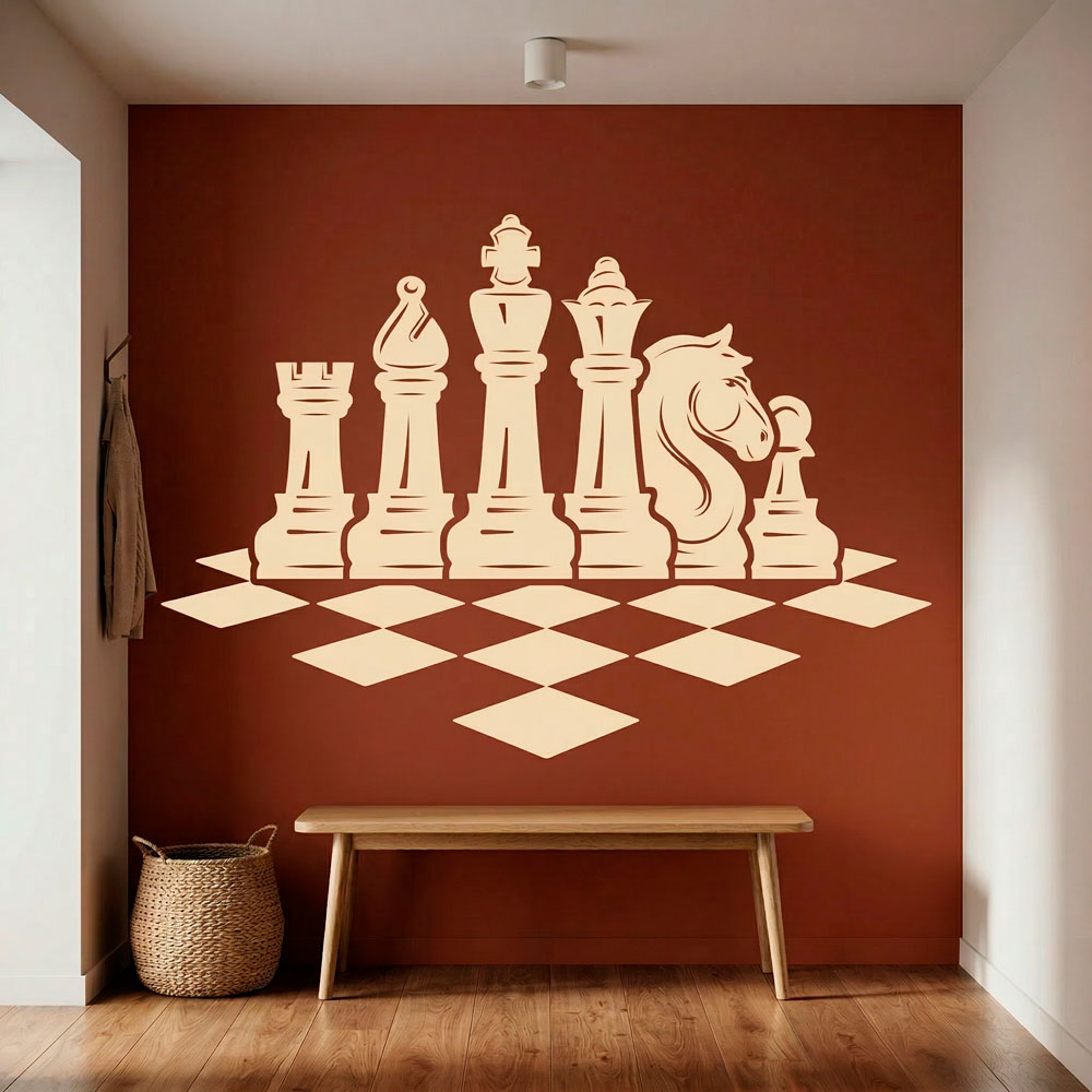 Vinilos Decorativos: Tablero de ajedrez