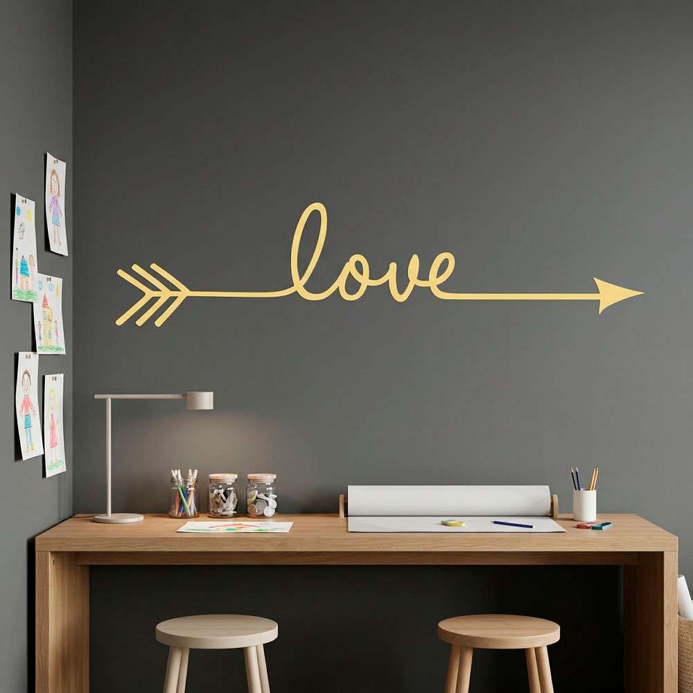 Vinilos Decorativos: Flecha Love