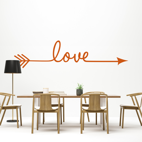 Vinilos Decorativos: Flecha Love