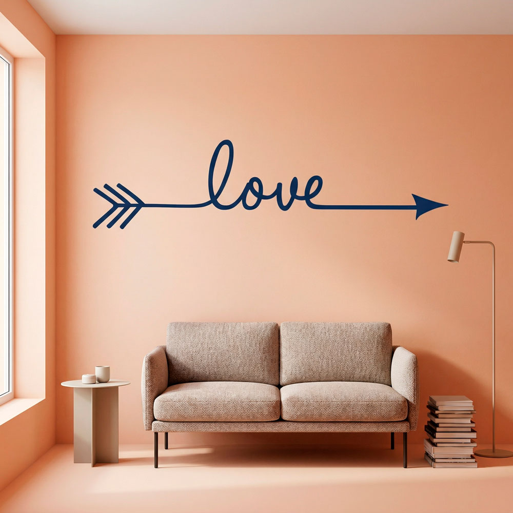 Vinilos Decorativos: Flecha Love