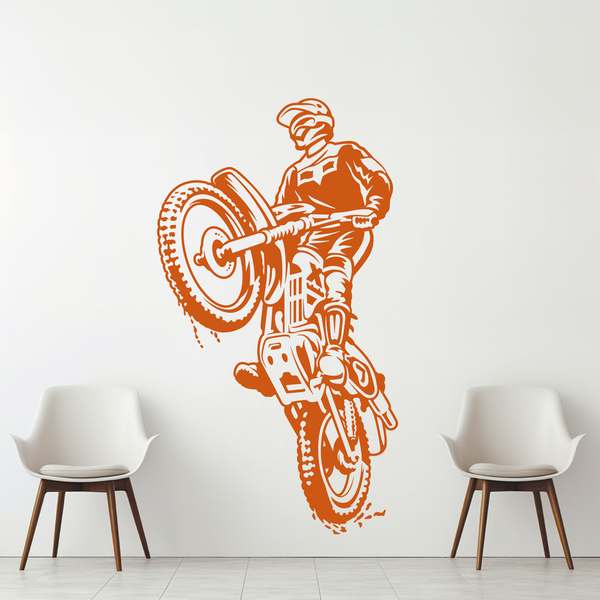 Vinilos Decorativos: Motocross Trial