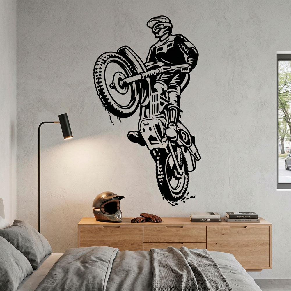 Vinilos Decorativos: Motocross Trial