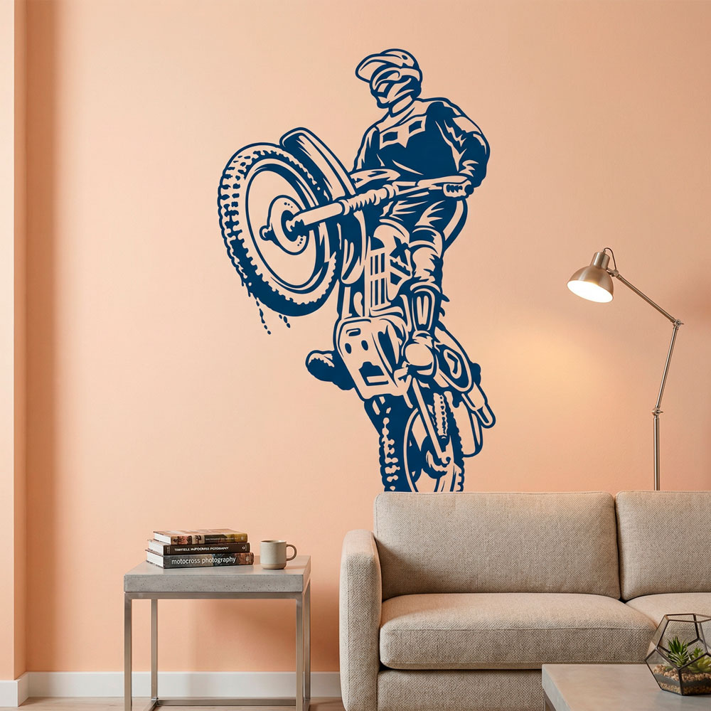 Vinilos Decorativos: Motocross Trial
