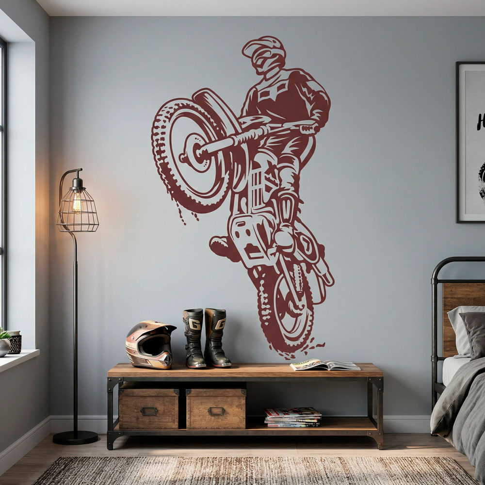 Vinilos Decorativos: Motocross Trial