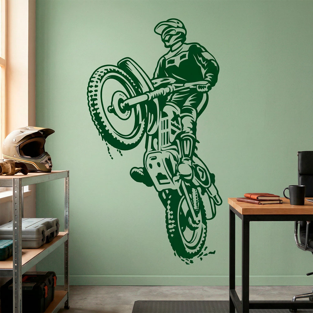 Vinilos Decorativos: Motocross Trial
