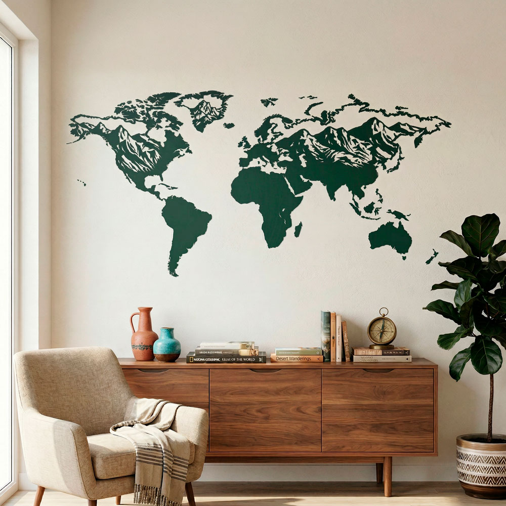 Mapa Mundi relieve monta&ntilde;as 10