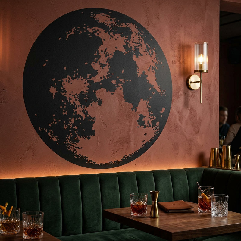 Vinilos Decorativos: Luna llena