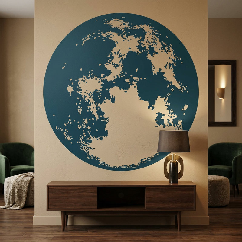 Vinilos Decorativos: Luna llena