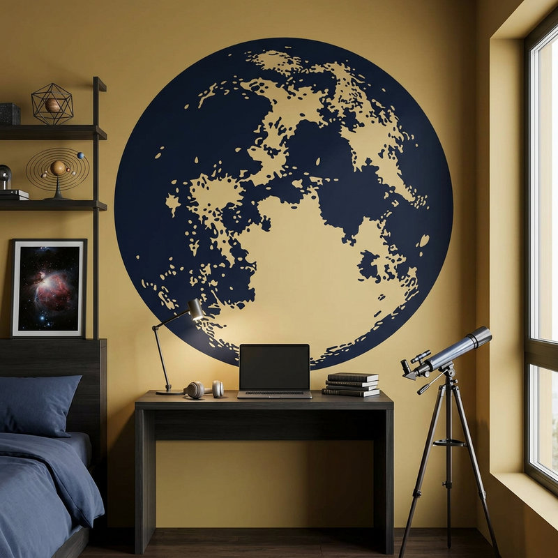 Vinilos Decorativos: Luna llena
