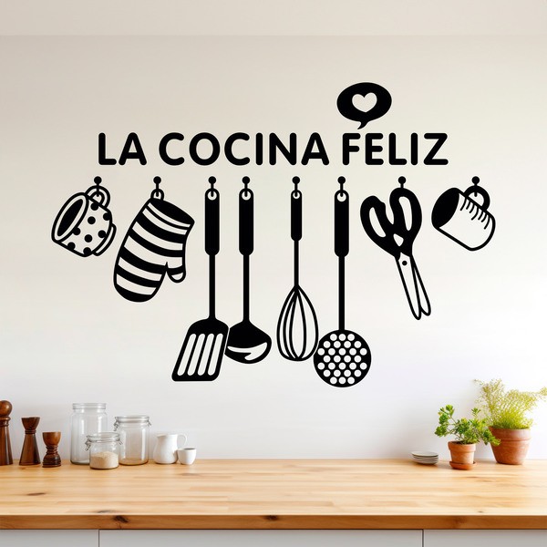 Vinilos Decorativos: La cocina feliz