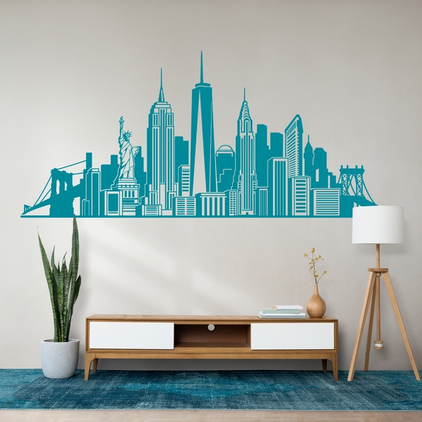 Vinilos Decorativos: Skyline New York 2018