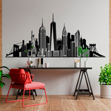 Vinilos Decorativos: Skyline New York 2018 4