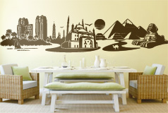 Vinilos Decorativos: Skyline El Cairo, Egipto 2