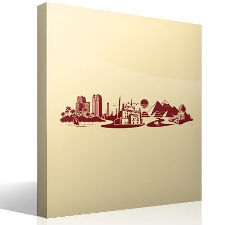 Vinilos Decorativos: Skyline El Cairo, Egipto