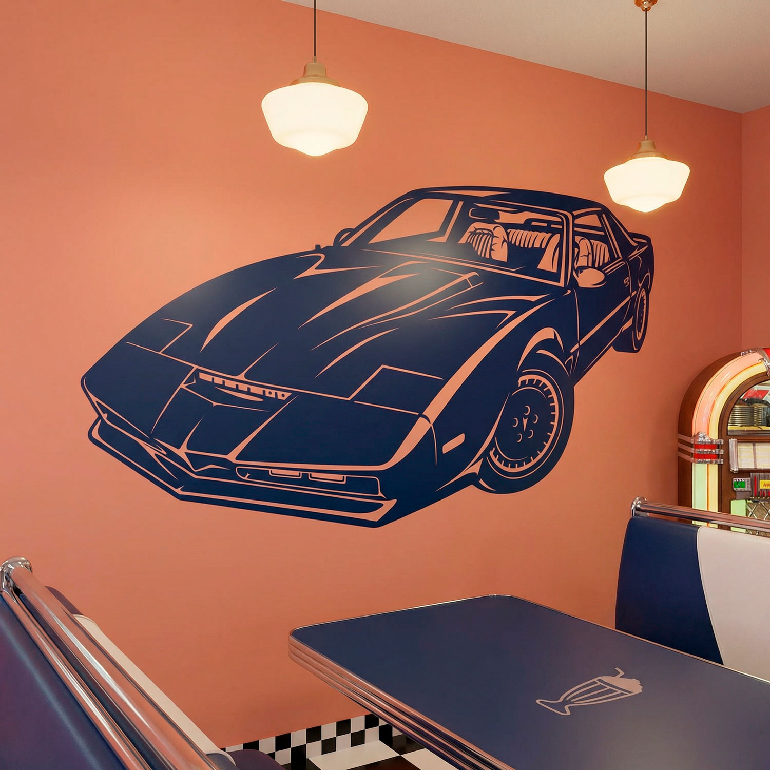 Vinilos Decorativos: El Coche Fant&aacute;stico Kitt