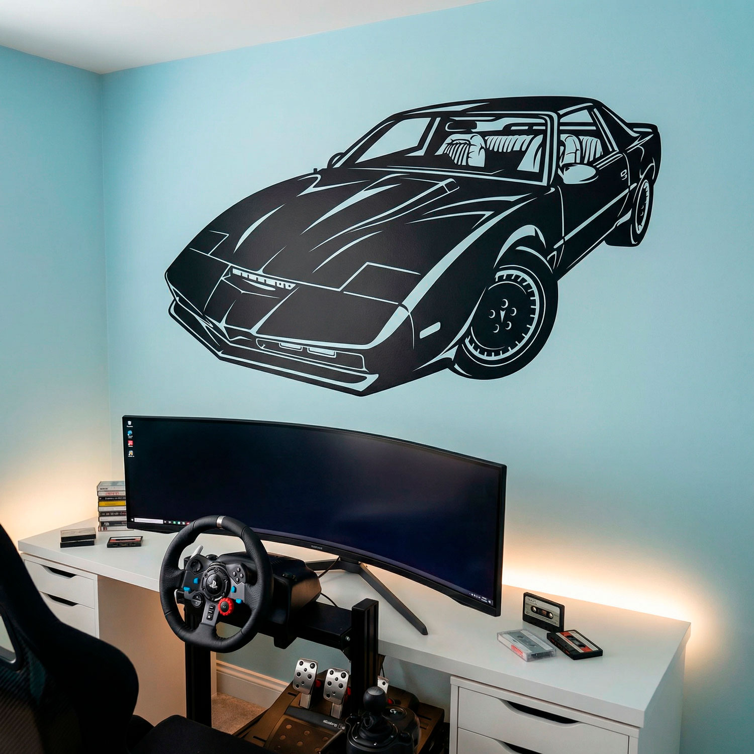 Vinilos Decorativos: El Coche Fant&aacute;stico Kitt