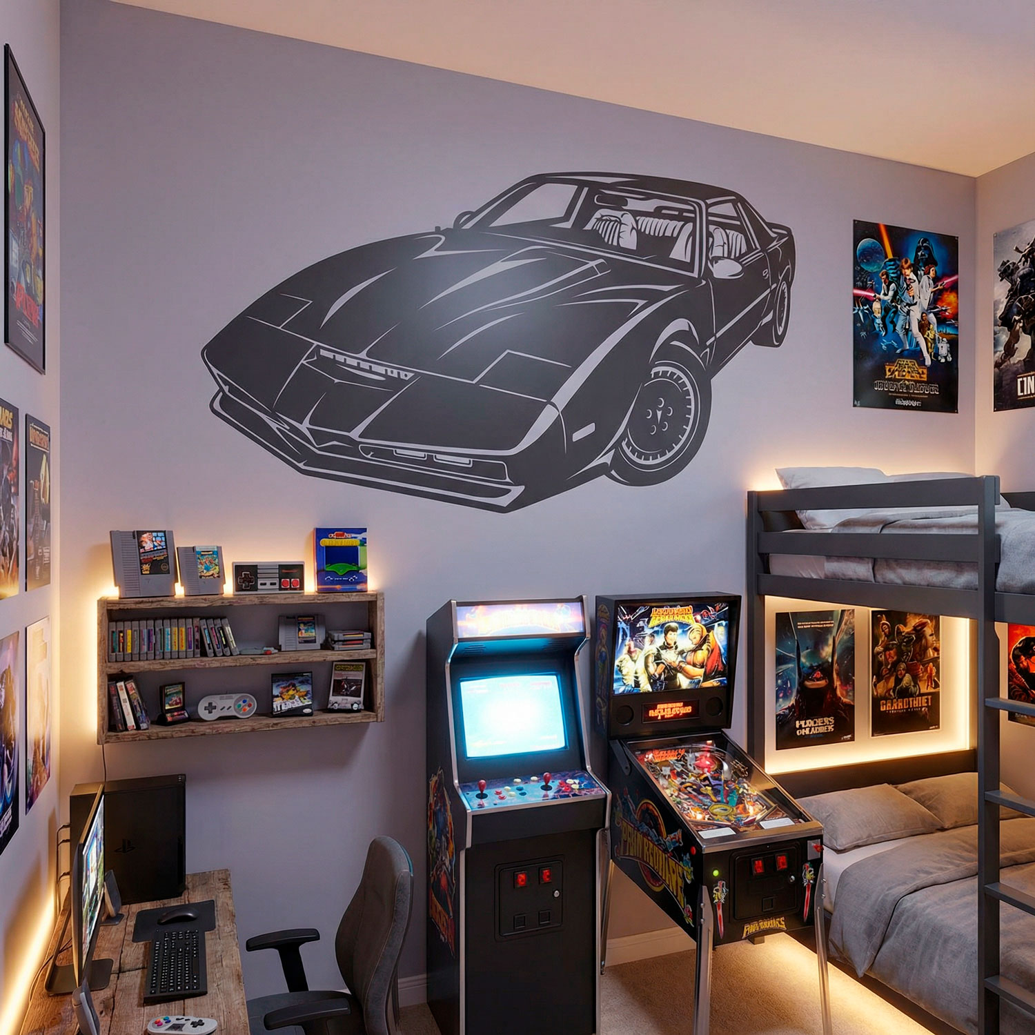 Vinilos Decorativos: El Coche Fant&aacute;stico Kitt