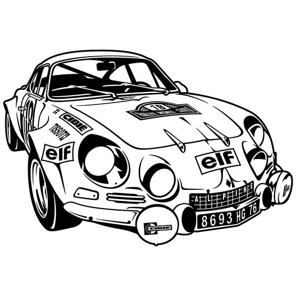 Vinilos Decorativos: Renault Alpine A110