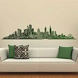 Vinilos Decorativos: Chicago skyline 4