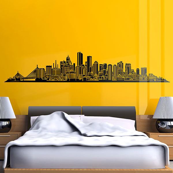 Vinilos Decorativos: Boston Skyline