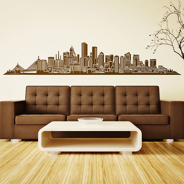 Vinilos Decorativos: Boston Skyline