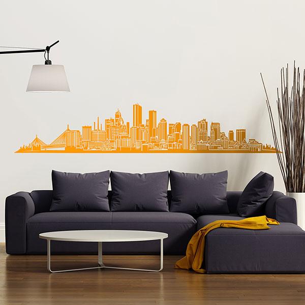 Vinilos Decorativos: Boston Skyline